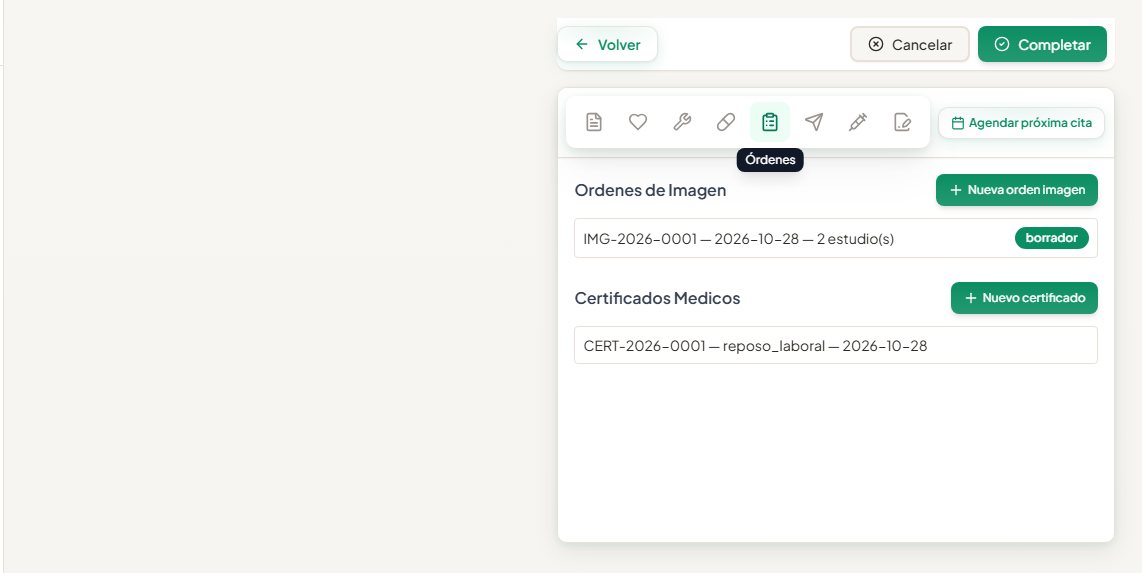 Órdenes de imagen y certificados