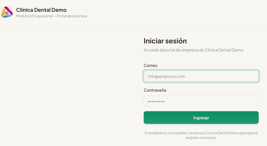 Entrada al portal de empresa