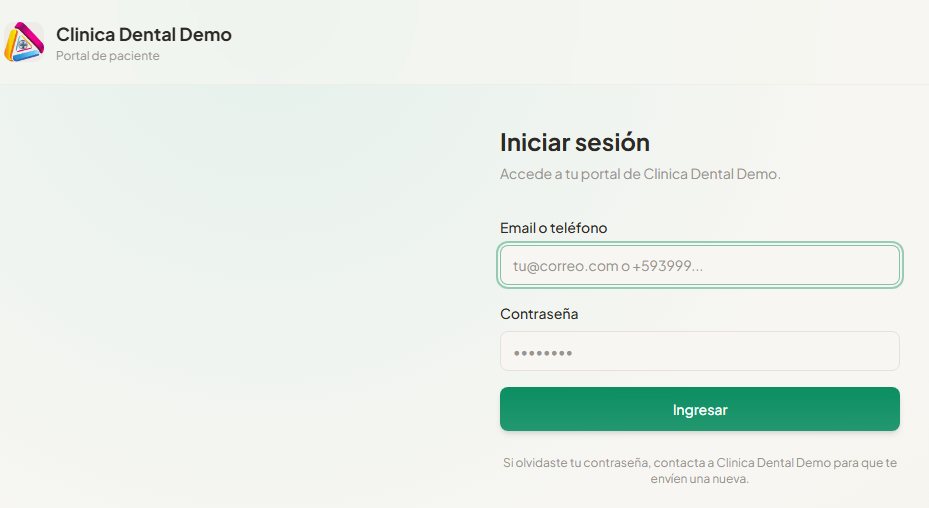 Entrada al portal del paciente